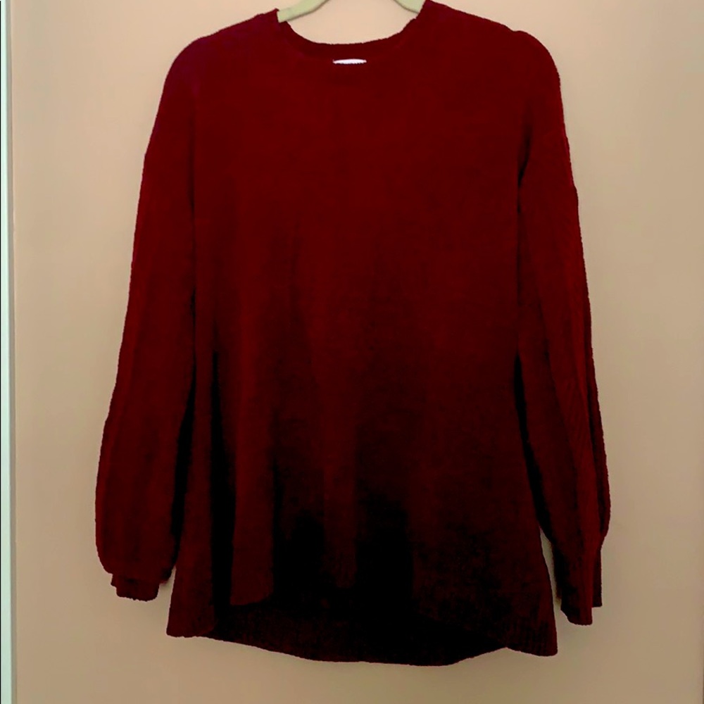 Maroon maternity sweater - super soft